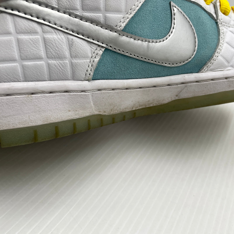 【中古品】【メンズ】 NIKE SB ナイキエスビー × FTC エフティーシー 別注コラボ DUNK LOW ”WHITE BLUE” DH7687-400 ダンク ロー ホワイト ブルー スニーカー 靴 160-261007-sa-10-teih サイズ：29cm カラー：ブルー×ホワイト 万代Net店