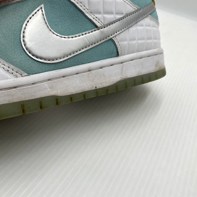 【中古品】【メンズ】 NIKE SB ナイキエスビー × FTC エフティーシー 別注コラボ DUNK LOW ”WHITE BLUE” DH7687-400 ダンク ロー ホワイト ブルー スニーカー 靴 160-261007-sa-10-teih サイズ：29cm カラー：ブルー×ホワイト 万代Net店