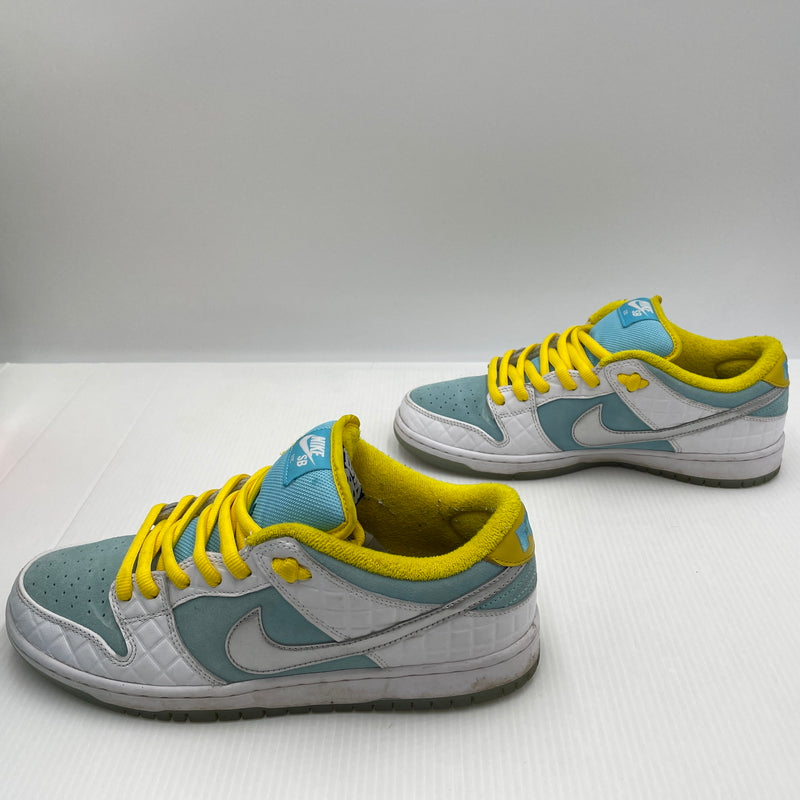 【中古品】【メンズ】 NIKE SB ナイキエスビー × FTC エフティーシー 別注コラボ DUNK LOW ”WHITE BLUE” DH7687-400 ダンク ロー ホワイト ブルー スニーカー 靴 160-261007-sa-10-teih サイズ：29cm カラー：ブルー×ホワイト 万代Net店