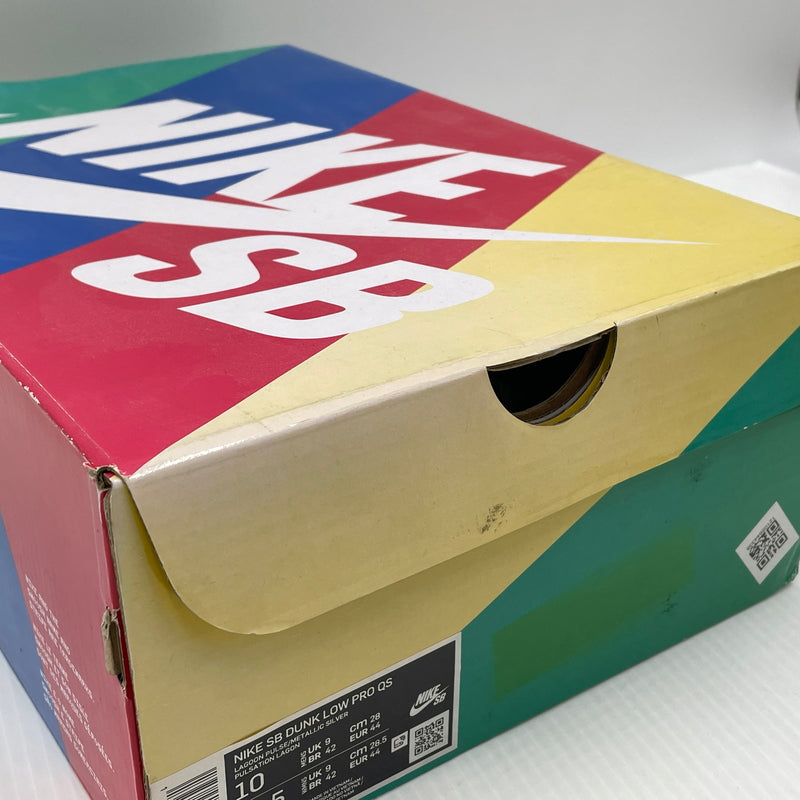 【中古品】【メンズ】 NIKE SB ナイキエスビー × FTC エフティーシー 別注コラボ DUNK LOW ”WHITE BLUE” DH7687-400 ダンク ロー ホワイト ブルー スニーカー 靴 160-261007-sa-10-teih サイズ：29cm カラー：ブルー×ホワイト 万代Net店