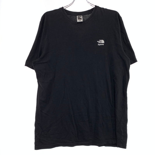 【中古品】【メンズ】 Supreme シュプリーム × THE NORTH FACE ザ・ノースフェイス 別注 コラボ 22SS TREKKING BANDANA TEE NT022091 トレッキング バンダナ Tシャツ 半袖 トップス 149-261006-ko-03-teih サイズ：XL カラー：ブラック 万代Net店