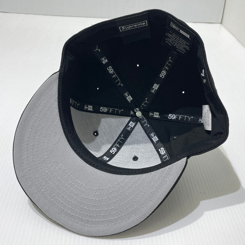 【中古品】【メンズ】 SUPREME シュプリーム 26SS DEVIL SLOGO NEWERA CAP デビル Sロゴ ニューエラ キャップ 帽子 185-261009-yo-11-teih サイズ：7 5/8(60.6cm) カラー：ブラック 万代Net店