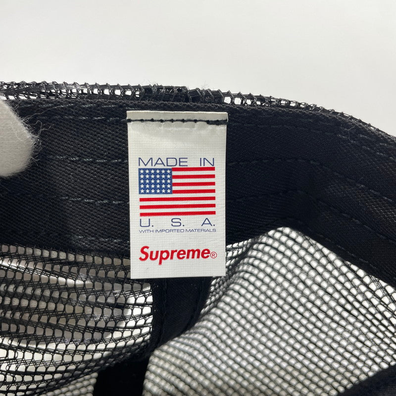 【中古品】【メンズ】 SUPREME シュプリーム AUTHORIZED MESH BACK 5-PANEL CAP オーソライズド メッシュバック 5パネル キャップ 帽子 185-261009-yo-12-teih サイズ：ONE SIZE(58cm) カラー：ブラック 万代Net店