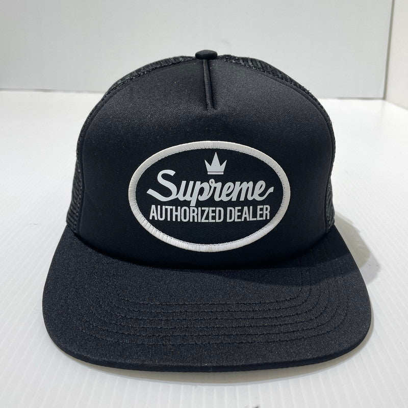 【中古品】【メンズ】 SUPREME シュプリーム AUTHORIZED MESH BACK 5-PANEL CAP オーソライズド メッシュバック 5パネル キャップ 帽子 185-261009-yo-12-teih サイズ：ONE SIZE(58cm) カラー：ブラック 万代Net店