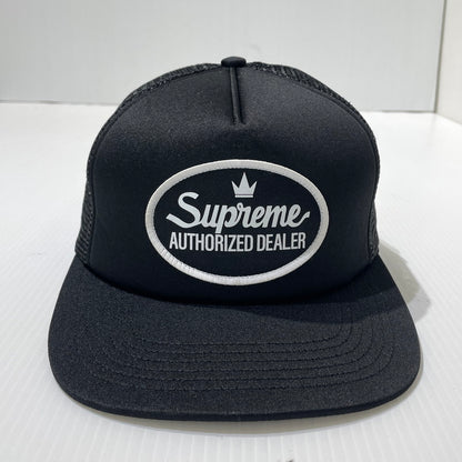 【中古品】【メンズ】 SUPREME シュプリーム AUTHORIZED MESH BACK 5-PANEL CAP オーソライズド メッシュバック 5パネル キャップ 帽子 185-261009-yo-12-teih サイズ：ONE SIZE(58cm) カラー：ブラック 万代Net店
