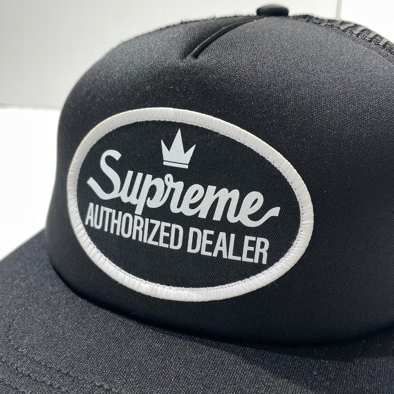 【中古品】【メンズ】 SUPREME シュプリーム AUTHORIZED MESH BACK 5-PANEL CAP オーソライズド メッシュバック 5パネル キャップ 帽子 185-261009-yo-12-teih サイズ：ONE SIZE(58cm) カラー：ブラック 万代Net店
