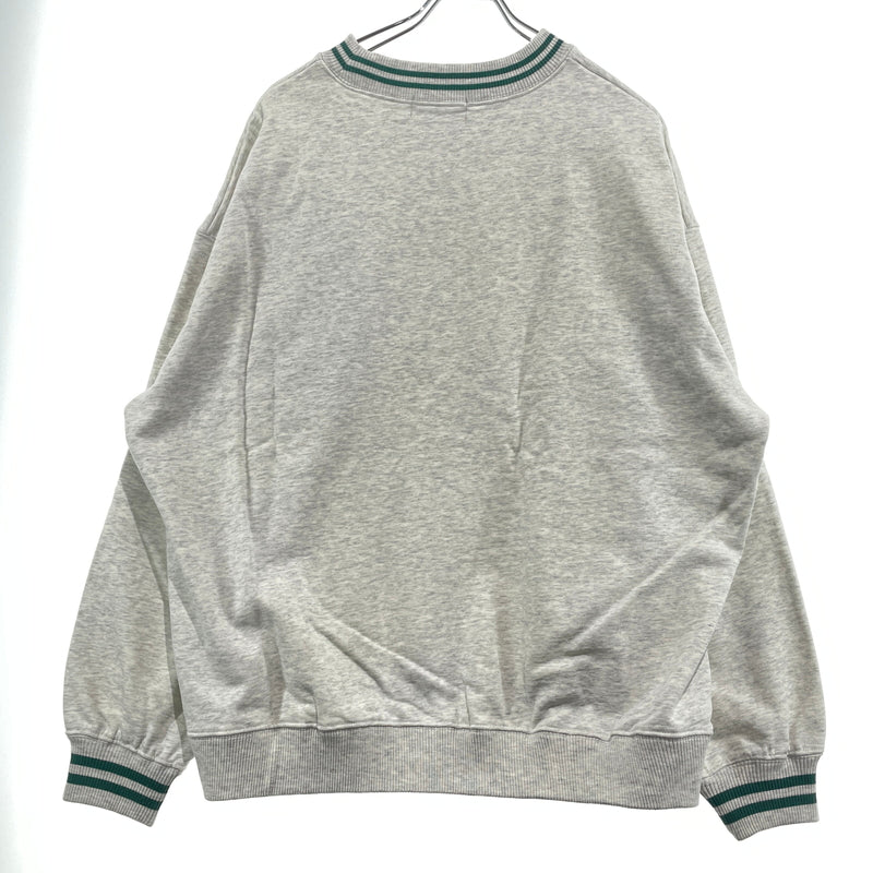 【中古品】【メンズ】 WINDANDSEA ウィンダンシー SEA PATCH CREWNECK シー パッチ クルーネック 長袖 トップス スウェット トレーナー 142-261004-sa-24-teih サイズ：L カラー：グレー 万代Net店