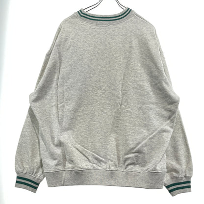【中古品】【メンズ】 WINDANDSEA ウィンダンシー SEA PATCH CREWNECK シー パッチ クルーネック 長袖 トップス スウェット トレーナー 142-261004-sa-24-teih サイズ：L カラー：グレー 万代Net店