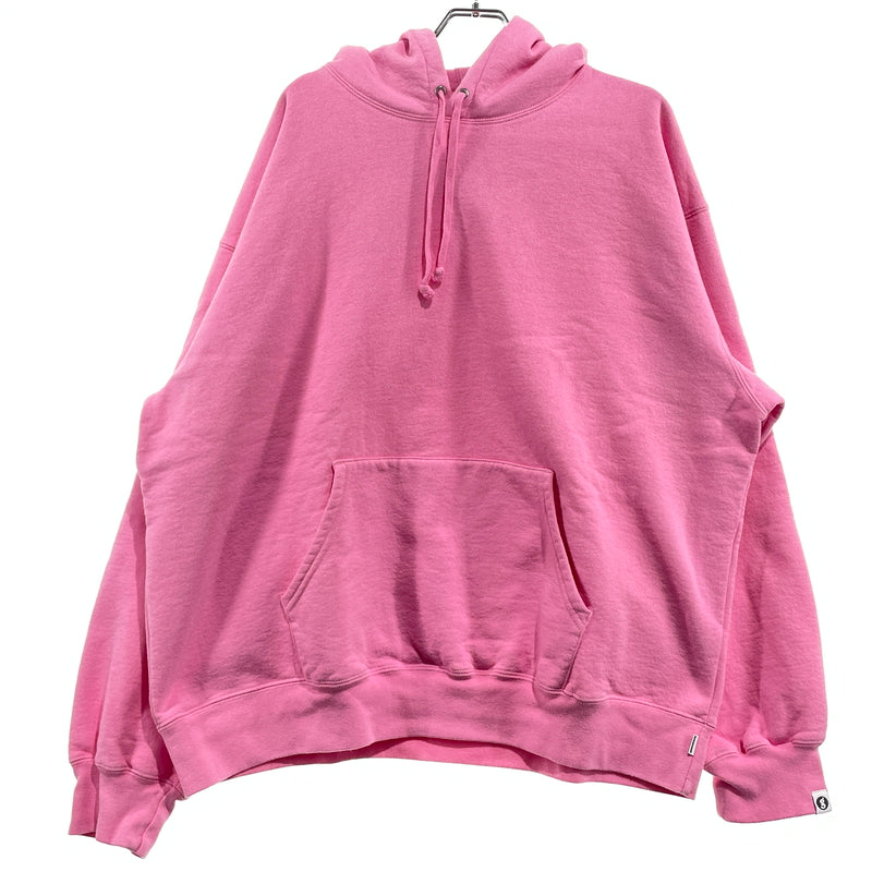 【中古品】【メンズ】 SUPREME シュプリーム × GOODENOUGH グッドナイフ 別注コラボ 25SS HOODED SWEATSHIRT 2025年春夏 フーデッド スウェット シャツ 長袖 トップス プルオーバーパーカー 149-261004-sa-25-teih サイズ：XXL カラー：ピンク 万代Net店