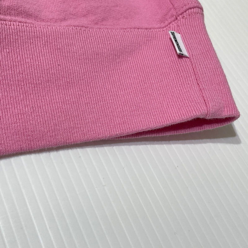【中古品】【メンズ】 SUPREME シュプリーム × GOODENOUGH グッドナイフ 別注コラボ 25SS HOODED SWEATSHIRT 2025年春夏 フーデッド スウェット シャツ 長袖 トップス プルオーバーパーカー 149-261004-sa-25-teih サイズ：XXL カラー：ピンク 万代Net店