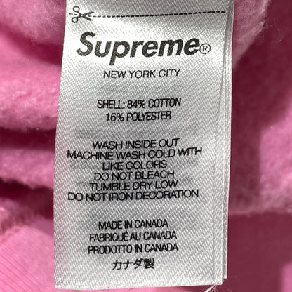 【中古品】【メンズ】 SUPREME シュプリーム × GOODENOUGH グッドナイフ 別注コラボ 25SS HOODED SWEATSHIRT 2025年春夏 フーデッド スウェット シャツ 長袖 トップス プルオーバーパーカー 149-261004-sa-25-teih サイズ：XXL カラー：ピンク 万代Net店