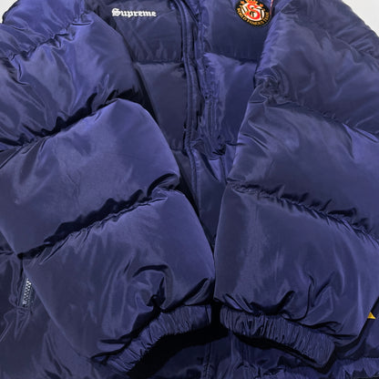 【中古品】【メンズ】 SUPREME シュプリーム × UMBRO アンブロ 別注コラボ 25AW DOWN PUFFER JACKET 2025年秋冬 ダウン パファー ジャケット アウター 149-261004-sa-27-teih サイズ：3XL カラー：ネイビー 万代Net店