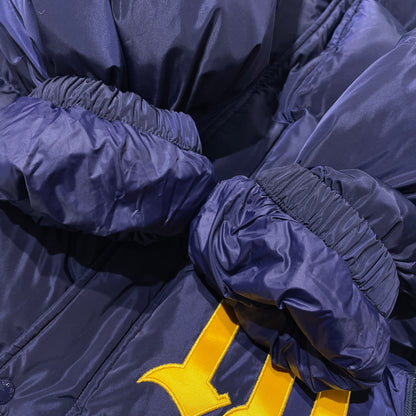【中古品】【メンズ】 SUPREME シュプリーム × UMBRO アンブロ 別注コラボ 25AW DOWN PUFFER JACKET 2025年秋冬 ダウン パファー ジャケット アウター 149-261004-sa-27-teih サイズ：3XL カラー：ネイビー 万代Net店