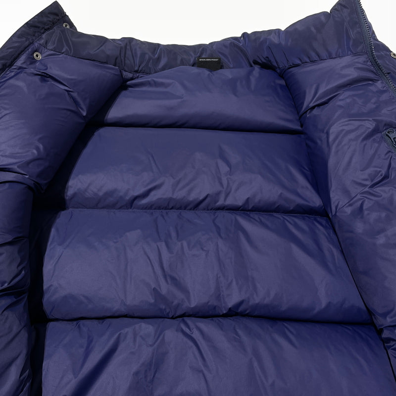 【中古品】【メンズ】 SUPREME シュプリーム × UMBRO アンブロ 別注コラボ 25AW DOWN PUFFER JACKET 2025年秋冬 ダウン パファー ジャケット アウター 149-261004-sa-27-teih サイズ：3XL カラー：ネイビー 万代Net店