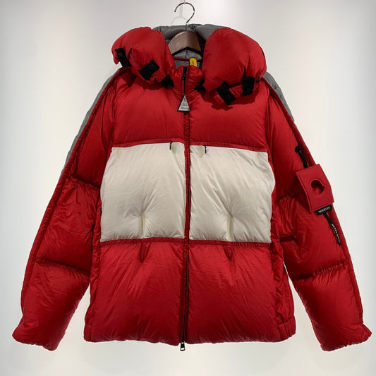 【中古品】【メンズ】 MONCLER モンクレール × GENIUS 5 CRAIG GREEN ジーニアス 5 クレイグ・グリーン 別注 コラボ COOLIDGE GIUBBOTTO E209H4139500 クーリッジ ダウンジャケット アウター 141-261009-ko-17-teih サイズ：2 カラー：レッドシルバーホワイト 万代Net店