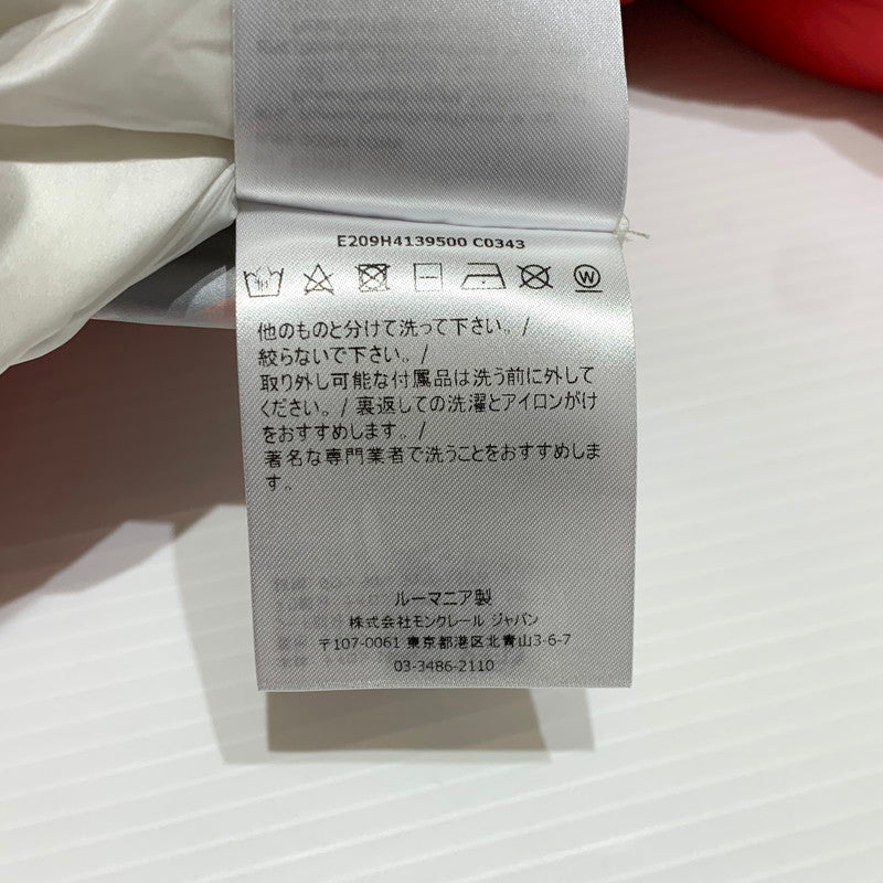 【中古品】【メンズ】 MONCLER モンクレール × GENIUS 5 CRAIG GREEN ジーニアス 5 クレイグ・グリーン 別注 コラボ COOLIDGE GIUBBOTTO E209H4139500 クーリッジ ダウンジャケット アウター 141-261009-ko-17-teih サイズ：2 カラー：レッドシルバーホワイト 万代Net店