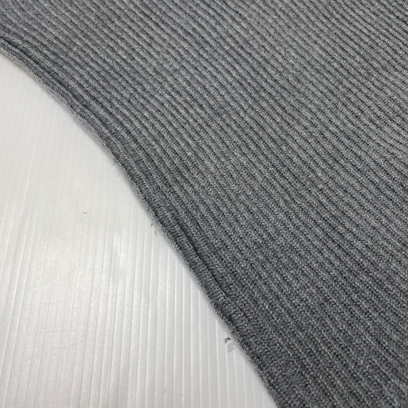 【中古品】【メンズ】 LOUIS VUITTON ルイ・ヴィトン 19AW WORLD LOGO JACQUARD KNIT RM192 OZJ HHN89W ワールドロゴ ジャガード ニット 長袖 トップス セーター 179-261014-yo-25-teih サイズ：L カラー：グレー 万代Net店