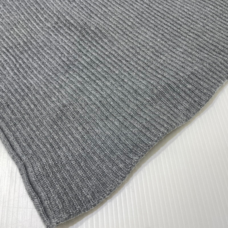 【中古品】【メンズ】 LOUIS VUITTON ルイ・ヴィトン 19AW WORLD LOGO JACQUARD KNIT RM192 OZJ HHN89W ワールドロゴ ジャガード ニット 長袖 トップス セーター 179-261014-yo-25-teih サイズ：L カラー：グレー 万代Net店