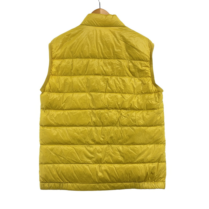 【中古品】【メンズ】 PRADA プラダ TRIANGLE LOGO PLATE DOWN VEST SGA482 R151 ARO トライアングル ロゴプレート ダウンベスト ライトアウター 141-261014-yo-06-teih サイズ：48 カラー：イエロー 万代Net店