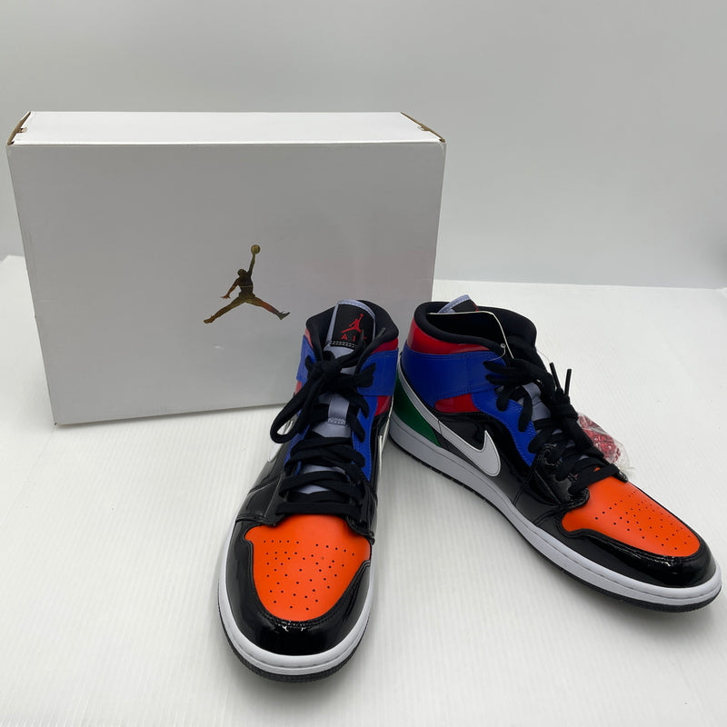 【中古品】【メンズ】 NIKE ナイキ WMNS AIR JORDAN 1 MID SE スニーカー 靴 CV5276-001 ウィメンズ エア ジョーダン ワン ミッド エスイー パテント ブレンド 靴 160-261007-sa-04-teih サイズ：29cm カラー：マルチ 万代Net店