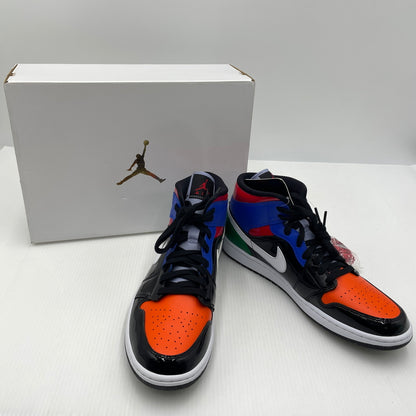 【中古品】【メンズ】 NIKE ナイキ WMNS AIR JORDAN 1 MID SE スニーカー 靴 CV5276-001 ウィメンズ エア ジョーダン ワン ミッド エスイー パテント ブレンド 靴 160-261007-sa-04-teih サイズ：29cm カラー：マルチ 万代Net店
