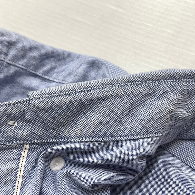 【中古品】【メンズ】 HUMANMADE ヒューマンメイド OXFORD SHIRT HM24SH002 オックスフォード シャツ 長袖 トップス 142-261007-sa-19-teih サイズ：L カラー：ブルー 万代Net店