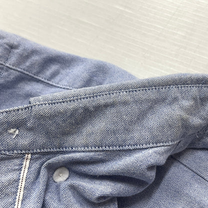 【中古品】【メンズ】 HUMANMADE ヒューマンメイド OXFORD SHIRT HM24SH002 オックスフォード シャツ 長袖 トップス 142-261007-sa-19-teih サイズ：L カラー：ブルー 万代Net店
