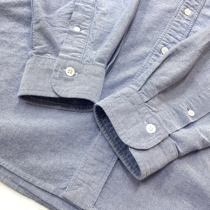 【中古品】【メンズ】 HUMANMADE ヒューマンメイド OXFORD SHIRT HM24SH002 オックスフォード シャツ 長袖 トップス 142-261007-sa-19-teih サイズ：L カラー：ブルー 万代Net店