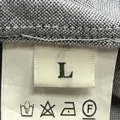 【中古品】【メンズ】 HUMANMADE ヒューマンメイド OXFORD SHIRT HM24SH002 オックスフォード シャツ 長袖 トップス 142-261007-sa-19-teih サイズ：L カラー：ブルー 万代Net店