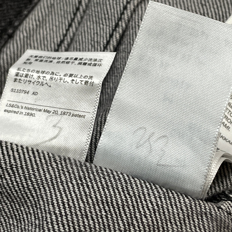 【中古品】【メンズ】 LEVI'S リーバイス 1ST TRUCKER JACKET "BLACK STONEWASH" A3174-00000 ファースト トラッカー ジャケット ブラック ストーン ウォッシュ アウター 145-261007-sa-22-teih サイズ：M カラー：ブラック 万代Net店