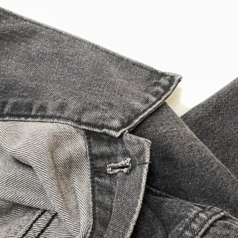 【中古品】【メンズ】 LEVI'S リーバイス 1ST TRUCKER JACKET "BLACK STONEWASH" A3174-00000 ファースト トラッカー ジャケット ブラック ストーン ウォッシュ アウター 145-261007-sa-22-teih サイズ：M カラー：ブラック 万代Net店