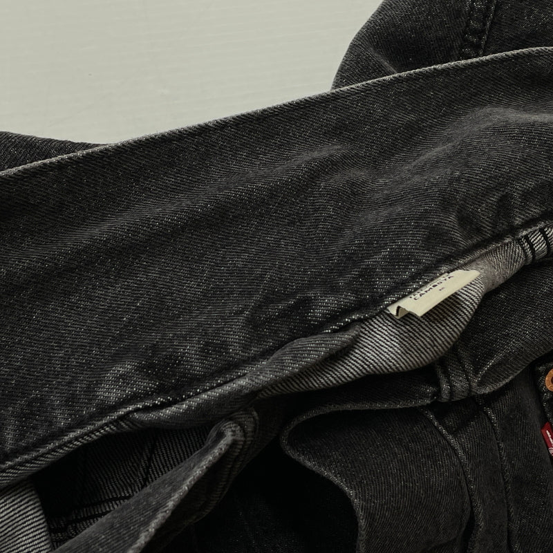 【中古品】【メンズ】 LEVI'S リーバイス 1ST TRUCKER JACKET "BLACK STONEWASH" A3174-00000 ファースト トラッカー ジャケット ブラック ストーン ウォッシュ アウター 145-261007-sa-22-teih サイズ：M カラー：ブラック 万代Net店
