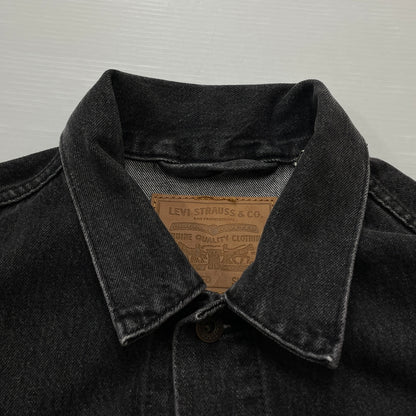 【中古品】【メンズ】 LEVI'S リーバイス 1ST TRUCKER JACKET "BLACK STONEWASH" A3174-00000 ファースト トラッカー ジャケット ブラック ストーン ウォッシュ アウター 145-261007-sa-22-teih サイズ：M カラー：ブラック 万代Net店