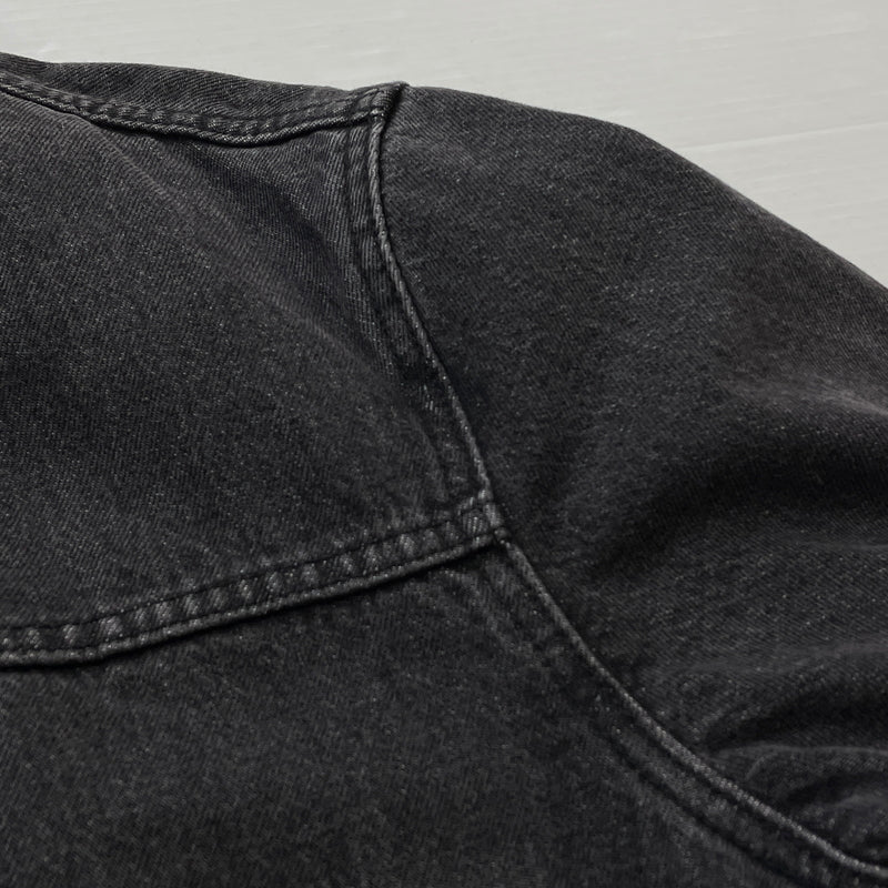 【中古品】【メンズ】 LEVI'S リーバイス 1ST TRUCKER JACKET "BLACK STONEWASH" A3174-00000 ファースト トラッカー ジャケット ブラック ストーン ウォッシュ アウター 145-261007-sa-22-teih サイズ：M カラー：ブラック 万代Net店