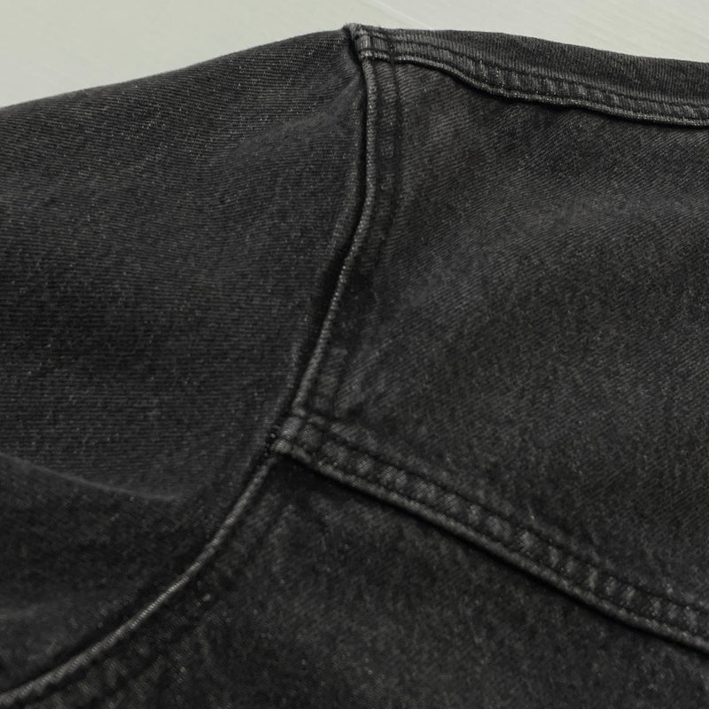 【中古品】【メンズ】 LEVI'S リーバイス 1ST TRUCKER JACKET "BLACK STONEWASH" A3174-00000 ファースト トラッカー ジャケット ブラック ストーン ウォッシュ アウター 145-261007-sa-22-teih サイズ：M カラー：ブラック 万代Net店