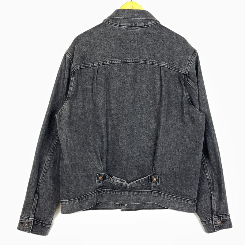 【中古品】【メンズ】 LEVI'S リーバイス 1ST TRUCKER JACKET "BLACK STONEWASH" A3174-00000 ファースト トラッカー ジャケット ブラック ストーン ウォッシュ アウター 145-261007-sa-22-teih サイズ：M カラー：ブラック 万代Net店