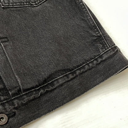 【中古品】【メンズ】 LEVI'S リーバイス 1ST TRUCKER JACKET "BLACK STONEWASH" A3174-00000 ファースト トラッカー ジャケット ブラック ストーン ウォッシュ アウター 145-261007-sa-22-teih サイズ：M カラー：ブラック 万代Net店