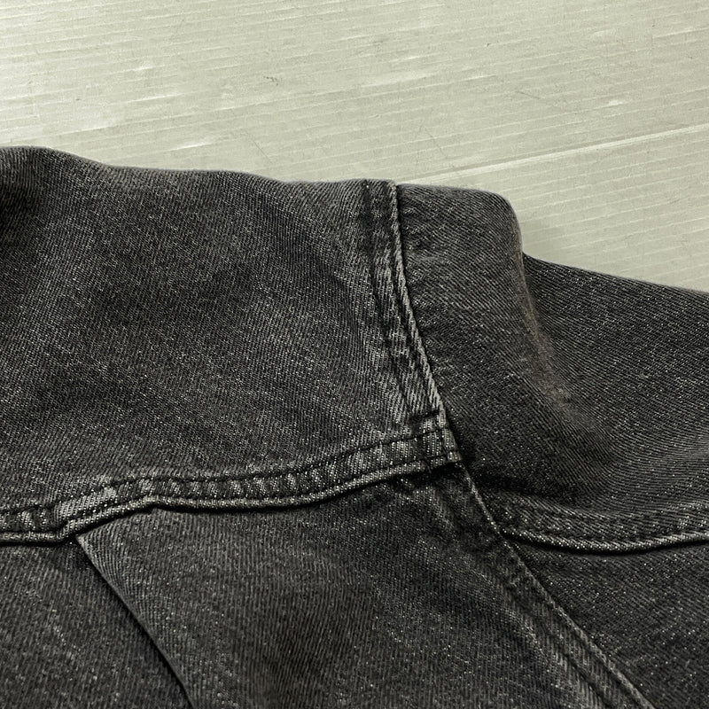 【中古品】【メンズ】 LEVI'S リーバイス 1ST TRUCKER JACKET "BLACK STONEWASH" A3174-00000 ファースト トラッカー ジャケット ブラック ストーン ウォッシュ アウター 145-261007-sa-22-teih サイズ：M カラー：ブラック 万代Net店