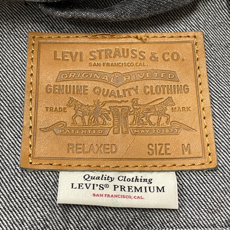 【中古品】【メンズ】 LEVI'S リーバイス 1ST TRUCKER JACKET "BLACK STONEWASH" A3174-00000 ファースト トラッカー ジャケット ブラック ストーン ウォッシュ アウター 145-261007-sa-22-teih サイズ：M カラー：ブラック 万代Net店