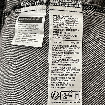 【中古品】【メンズ】 LEVI'S リーバイス 1ST TRUCKER JACKET "BLACK STONEWASH" A3174-00000 ファースト トラッカー ジャケット ブラック ストーン ウォッシュ アウター 145-261007-sa-22-teih サイズ：M カラー：ブラック 万代Net店