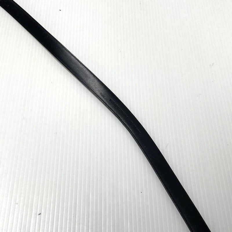 【中古品】【メンズ】 SAINT LAURENT サンローラン WESTERN NARROW BELT GRZ346571-85-0615 ウエスタン ナロー ベルト 服飾雑貨 205-261009-yo-01-teih サイズ：85cm カラー：ブラック 万代Net店