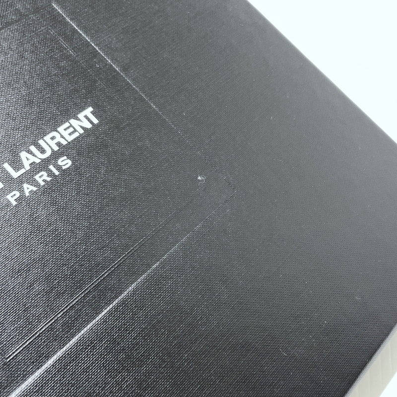 【中古品】【メンズ】 SAINT LAURENT サンローラン WESTERN NARROW BELT GRZ346571-85-0615 ウエスタン ナロー ベルト 服飾雑貨 205-261009-yo-01-teih サイズ：85cm カラー：ブラック 万代Net店