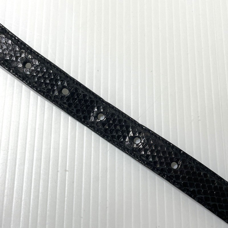 【中古品】【メンズ】 SAINT LAURENT サンローラン WESTERN NARROW BELT GRZ346571-85-0615 ウエスタン ナロー ベルト 服飾雑貨 205-261009-yo-01-teih サイズ：85cm カラー：ブラック 万代Net店