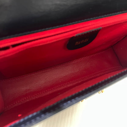 【中古品】【レディース】 GUCCI グッチ LADY LOCK 2WAY SHOULDER BAG 004-1817-0485 レディロック 2ウェイ ショルダーバッグ カバン 180-261009-yo-05-teih カラー：ネイビー 万代Net店