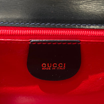 【中古品】【レディース】 GUCCI グッチ LADY LOCK 2WAY SHOULDER BAG 004-1817-0485 レディロック 2ウェイ ショルダーバッグ カバン 180-261009-yo-05-teih カラー：ネイビー 万代Net店