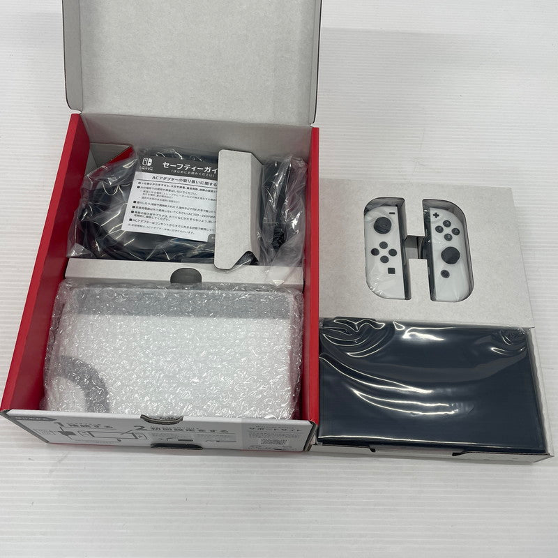 【未使用品】 Nintendo Switch 有機ELモデルJoy-Con(L)/(R) ホワイト HEG-S-KAAAA 034-261008-ns-14-tei 万代Net店