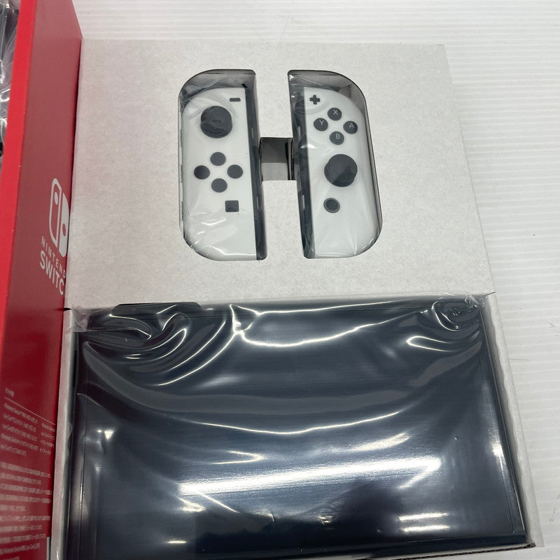 【未使用品】 Nintendo Switch 有機ELモデルJoy-Con(L)/(R) ホワイト HEG-S-KAAAA 034-261008-ns-14-tei 万代Net店