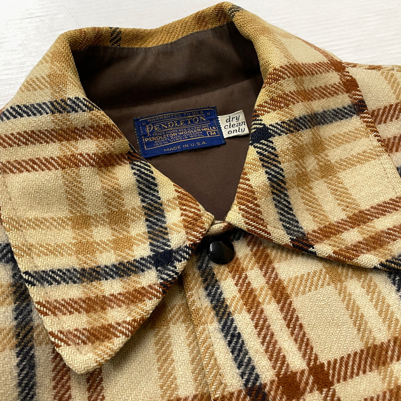 【中古品】【メンズ】 PENDLETON ペンドルトン 70’s VINTAGE CPO JACKET 70年代 ヴィンテージ シーピーオー ジャケット アウター 145-261007-sa-23-teih サイズ：M カラー：チェック 万代Net店