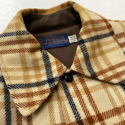 【中古品】【メンズ】 PENDLETON ペンドルトン 70’s VINTAGE CPO JACKET 70年代 ヴィンテージ シーピーオー ジャケット アウター 145-261007-sa-23-teih サイズ：M カラー：チェック 万代Net店