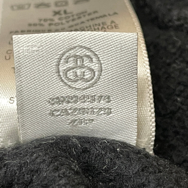 【中古品】【メンズ】 STUSSY ステューシー LOGO ZIPUP PARKA 1974870 ロゴ ジップアップ パーカー フルジップパーカー 長袖 トップス 142-261007-sa-18-teih サイズ：XL カラー：ブラック 万代Net店